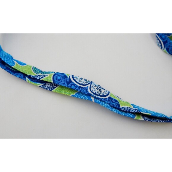 Vera Bradley Lizzy Crossbody Doodle Daisy Shoulder Bag Blue Green - Picture 10 of 12